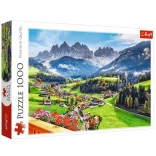 Puslespil 1000 brikker – St. Magdalena, Dolomitterne, Italien Trefl