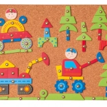 Woody Bræt med former til at hamre – transportmidler