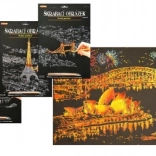 ARTLOVER skrabebillede med guldeffekt – natteudsigt over Operahuset i Sydney