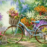 Puslespil 1000 brikker – Blomstermarked