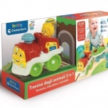 Interaktivt tog med dyr CLEMENTONI (talende på tjekkisk)