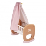 vugge til dukker med baldakin smoby baby nurse