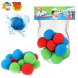 Genanvendelige stofvandsbolde 5 cm, 12 stk i net