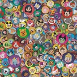 puslespil 1000 stk disney emoji kompakt