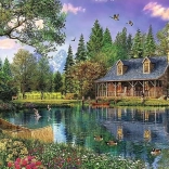 Puslespil 4000 Eftermiddagsidyl TREFL