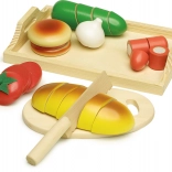 Small Foot skæreleg sæt af træ til børn