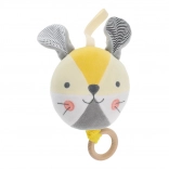 Melodisk kaninbold PETIT COLLAGE af økologisk bomuld