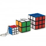 Rubiks kubesæt - 3x3, 2x2 og nøglering
