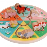 Motorisk labyrint Bondegårdsdyr fra Petit Collage