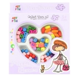 Træperler – sæt til armbåndsfremstilling