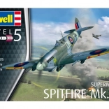 Plastikmodel af flyet Spitfire Mk.IXC til samling