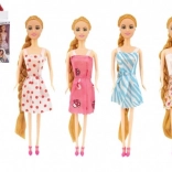 Dukke med langt fletning