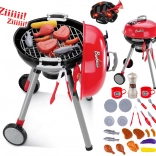 WOOPIE børnegrill med lys og lyd med tilbehør