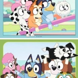 Bluey Ravensburger puslespil på legepladsen