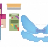 Minecraft Creator Figur, Kunsterisk Forklæde