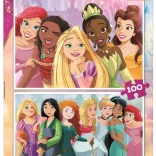 Educa puslespil Disney Prinsesser 2×100 brikker