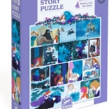 Puslespil med eventyret Skønheden og Udyret 100 brikker