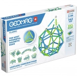 Geomag Classic Recycled magnetisk byggesæt 142 dele – blå og grøn