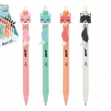 Sletbart kuglepen med ræve motiv