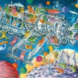 Puslespil Udenjordiske bydes velkommen 1000 brikker HEYE