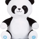 Plysset panda med lys og musik Chipolino