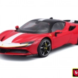 Bilmodel Ferrari SF90 Stradale Assetto Fiorano 2020 1:18 Bburago
