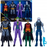 Batman DC sæt med 4 actionfigurer: Batman, Robin, Joker og Mr. Freeze 30 cm