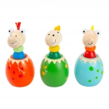 Dinosauræg med lyd Small Foot – trælegetøj til de mindste