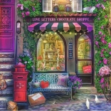 Ravensburger puslespil Love Letters Chocolate Shop 1500 brikker