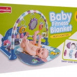 Interaktivt legetæppe til babyer med klaver og tilbehør