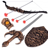 Fantastisk sæt af riddervåben til børn