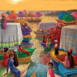 Puslespil Blomsterhavn 1000 Brikker