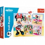 puslespil 60 brikker disney minnie – søde minnie