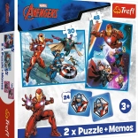 Puslespil 2-i-1 og vendespil MARVEL The Avengers