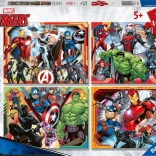 Puslespil Mocní Avengers 4x100 dele Ravensburger