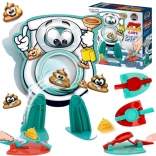 Woopie familie-færdighedsspil Toilet-skud med pølser