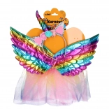 Karnevalssæt enhjørning med vinger og nederdel