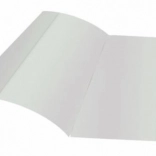 Gennemsigtig omslag til notesbog A4