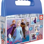 Educa puslespil i kuffert Frozen 2, 4-i-1 (12, 16, 20, 25 brikker)