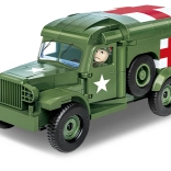 Model af ambulancen Dodge WC 54 fra 2. verdenskrig