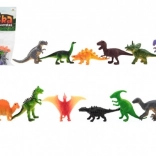 Mini dinosaurer – plastikfigurer 6-7 cm, 12 stk