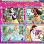 Ravensburger Disney prinsesser Puslespil 4x100 brikker