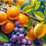 Puslespil solbeskinnet frugt 1000 brikker