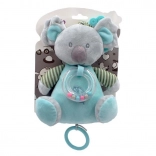 Spilende plysbamse koala mintgrøn 18 cm