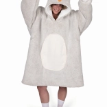 Cozy Noxxiez Varm Kanin Hættetrøje